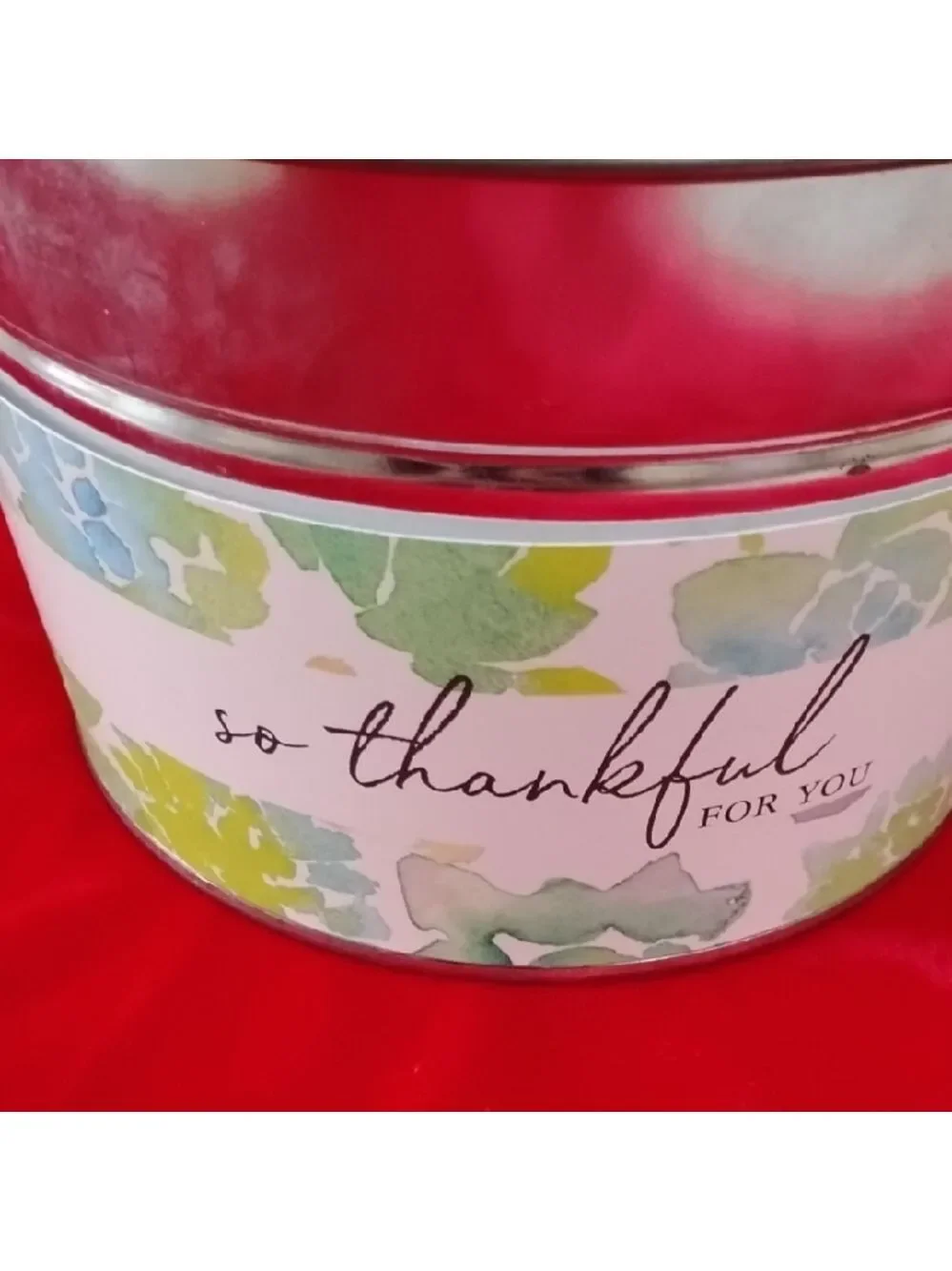 D- Floral Thankful Party Bucket